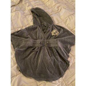 Juice Couture Gray Valore kids swim/bath coverup. Sz.6